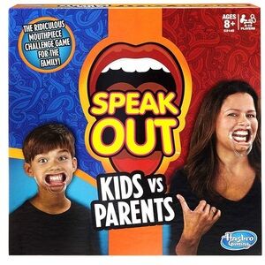 Hasbro Speak Out Kids vs Parents Game - Multicolor